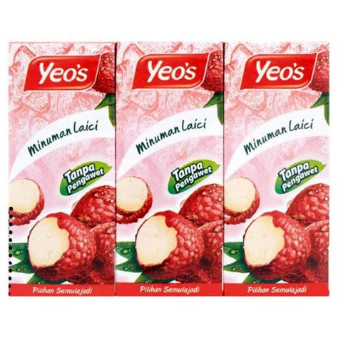 Yeos Drink Lychee 6 X 250ml