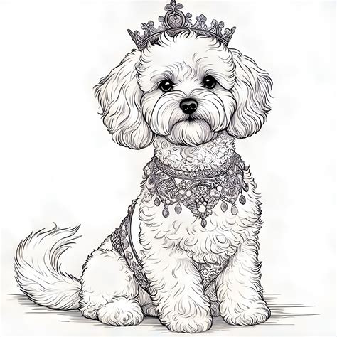 Best Bichon Fris Coloring Pages Free Printable Pdfs