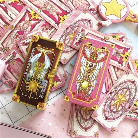 1 Set Anime Cardcaptor Sakura Clow Card Cosplay Prop Kinomoto Sakura
