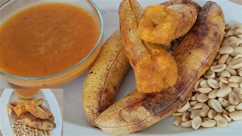 Boli Nigerian Foodroasted Plantain With Pepper Saucebole Recipe