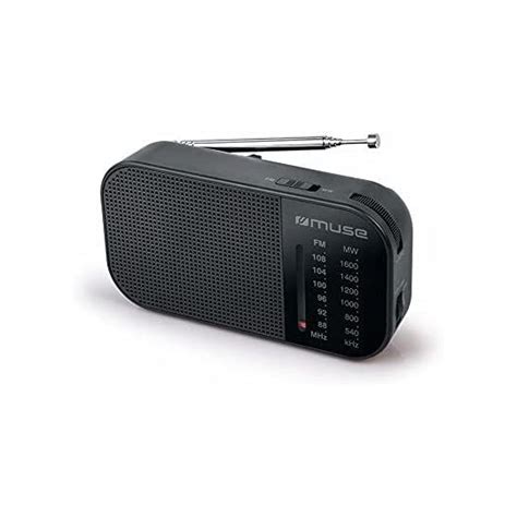 Muse M 025 R Radio Analogique Am fm Portable Avec Haut parleur Intégré