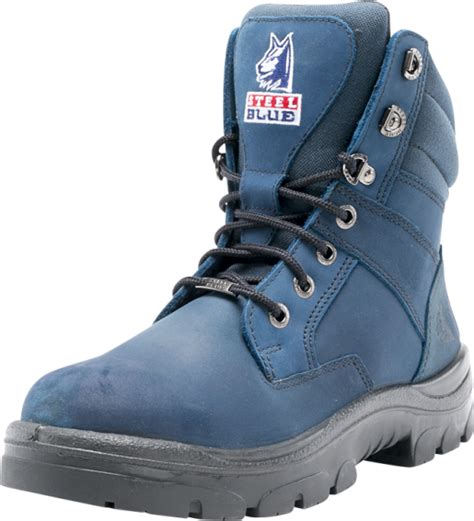 Blue Work Boots Supporting Beyond Blue Steel Blue Mens Blue Boots