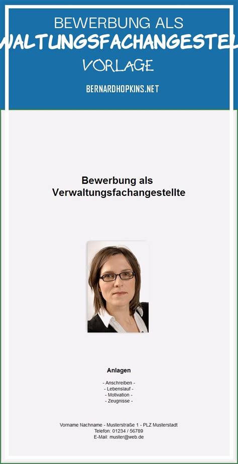 Inspiration Bewerbung Als Verwaltungsfachangestellte Vorlage Sie