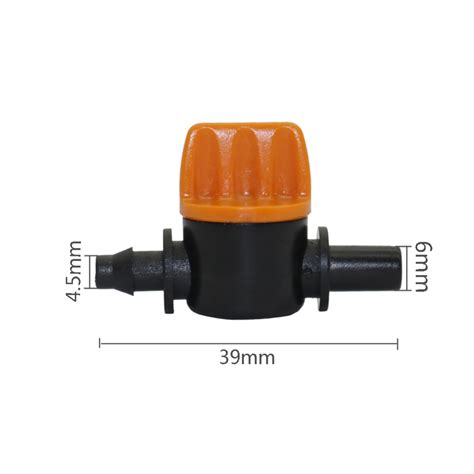 Mm Barb Mini Valve Landbouw Greenhouse Waterstop Slang Connector Tuin