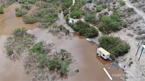 Lluvias En Nuevo Le N Generan Agua Hacia La Presa Rompepicos