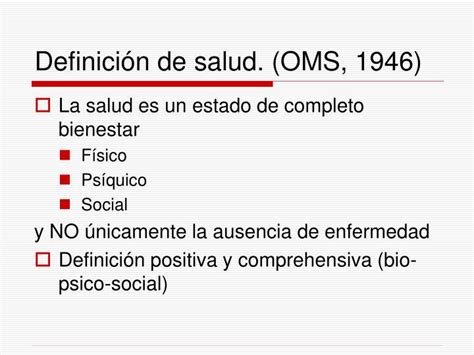 Ppt Tema 1 Concepto De Salud Enfermedad Powerpoint Presentation Id