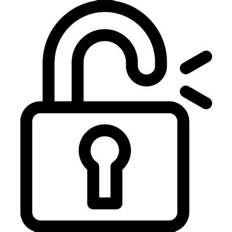 Lock Padlock Line Symbol Clip Art Security Hardware Accessory 50523