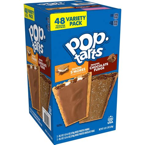 Pop Tarts Frosted Variety Pack 48 Toaster Pastries 24 Smores 24