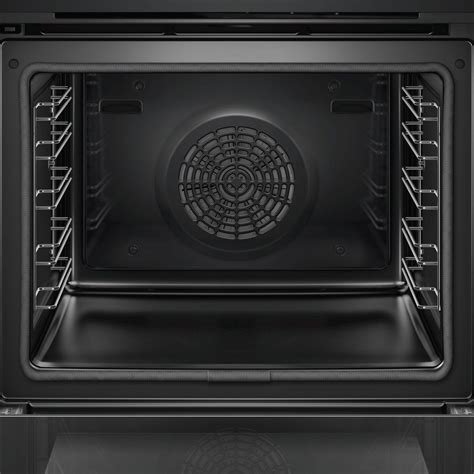 Bosch Serie 8 Hbg674bb1b Black Built In Pyrolytic Single Oven Sinks