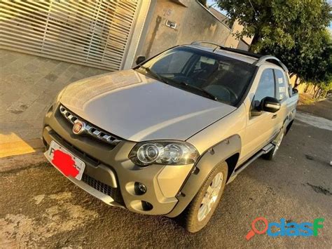 Fiat Strada Cab Dupla Adventure Branco Em Brasil Clasf Veiculos