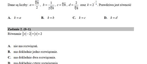 Matura rozszerzona z matematyki 2020 Zobacz przykładowe zadania