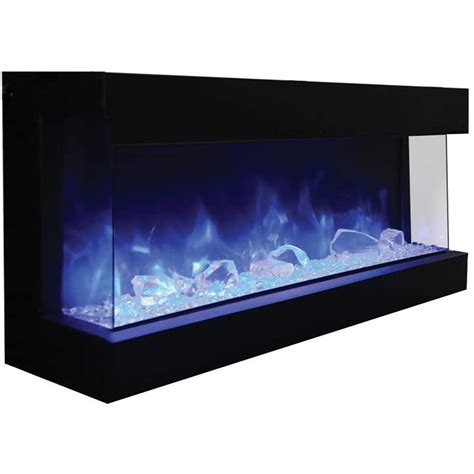 Amantii 60 3 Sided Glass Electric Fireplace Built In Only