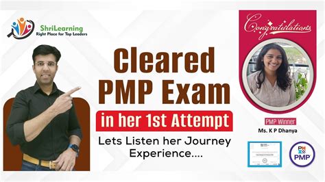 Ms K P Dhanya Cleared Pmp Exam In Center Based Sharing Pmp