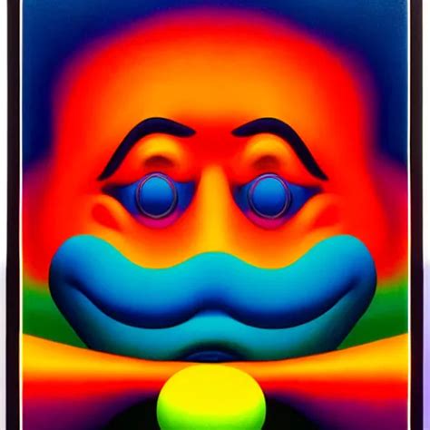 Evilclown By Shusei Nagaoka Kaws David Rudnick Stable Diffusion