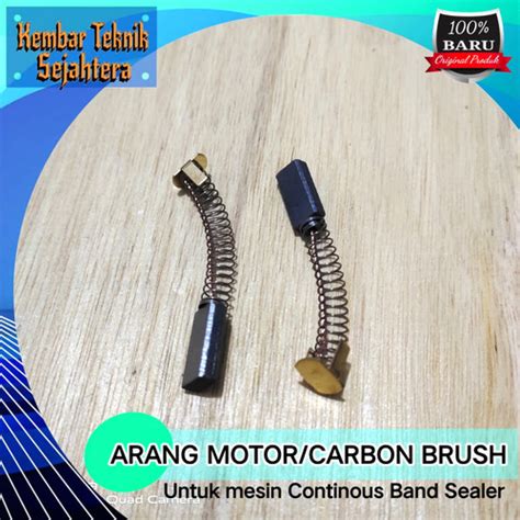 Jual Karbon Brush Carbon Brush Arang Motor Mesin Band Sealer Frb