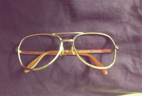 Vintage Ag 60s Aviator Eyeglass Frames Only Gold Filled 20 000 12k Made Italy Ag Aviator