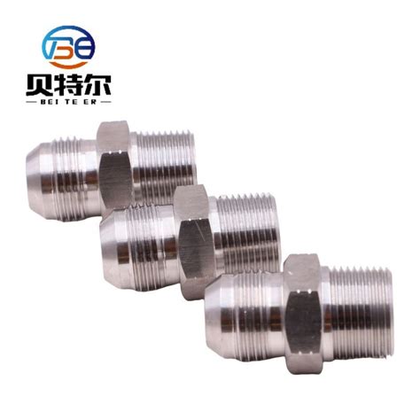 Jic Male 74cone NPT Male Hydraulic Hose Fittings Stainless Steel