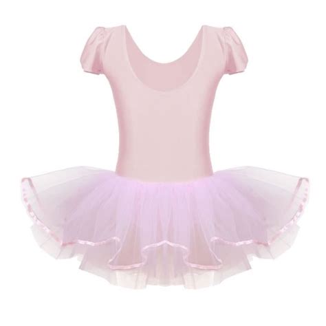 Iixpin Tutu De Ballet Fille Enfant Robe Danse Classique Strass Leotard