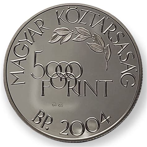 Forint Plata Hungr A Olympic Boxers Athens Olympic Km