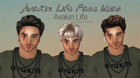 Avakin Life Male Face Creation Face Ideas Avakin Life YouTube