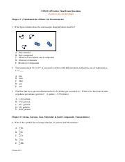 Chm Practice Final Exam Questions Spring Pdf Chm