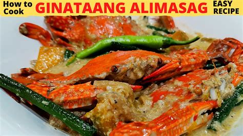 GINATAANG ALIMASAG Na May Kalabasa At Sitaw Filipino Recipe CRABS