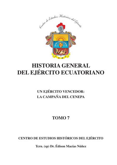 PDF HISTORIA GENERAL DEL EJÉRCITO ECUATORIANO DOKUMEN TIPS