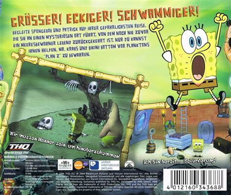 Spongebob Squarepants The Movie 2004 Box Cover Art Mobygames