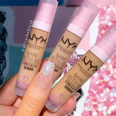 NEW Bare With Me Concealer Serum From NYX Review Swatches All In