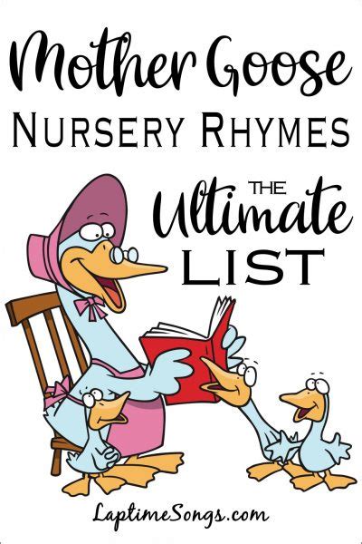 Mother-Goose-nursery-rhymes - Laptime Songs