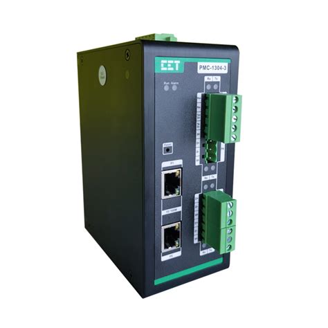 Pmc Mm Din Rail Ethernet Serial Gateway With Data Logging Four