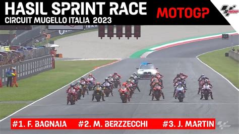 Hasil SPRINT RACE Motogp Mugello Italia 2023 Hasil MotoGP Hari Ini