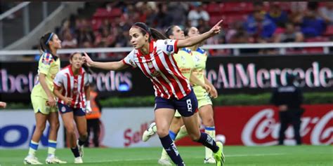 ¡clÁsicos En La Liga Mx Femenil Chivas VenciÓ Al AmÉrica Empate En