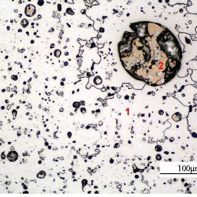 Microstructure of alloy #4 and phases composition (wt %). | Download ...