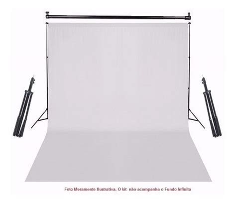 Kit Suporte P Fundo Infinito Estudio Fotográfico Filmagens R 325 07