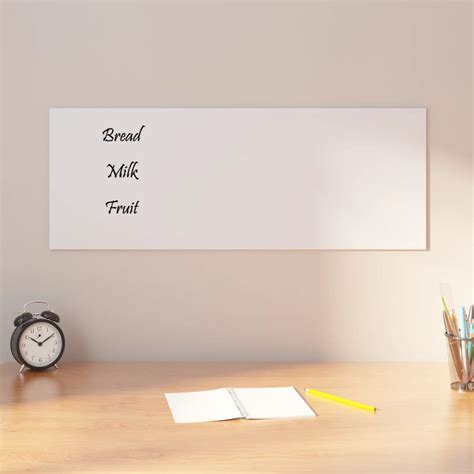 Wall Mounted Magnetic Board Glass Cm Suavehome Ie