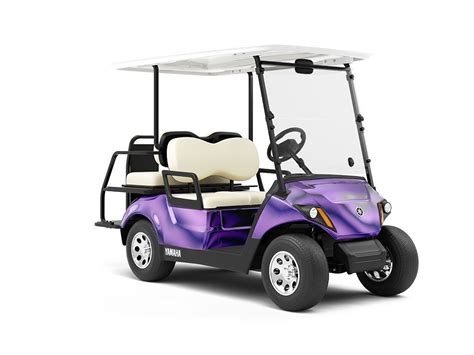 Rwraps Chrome Purple Golf Cart Wraps Golf Cart Wraps