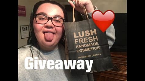 LUSH GIVEAWAY CLOSED YouTube