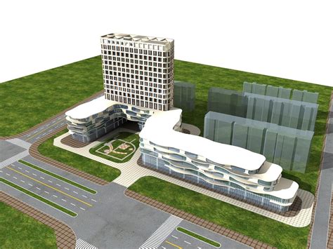 Commercial Building 3D model | CGTrader