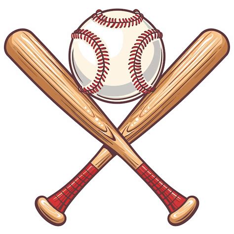 Baseball Bat And Ball Clipart