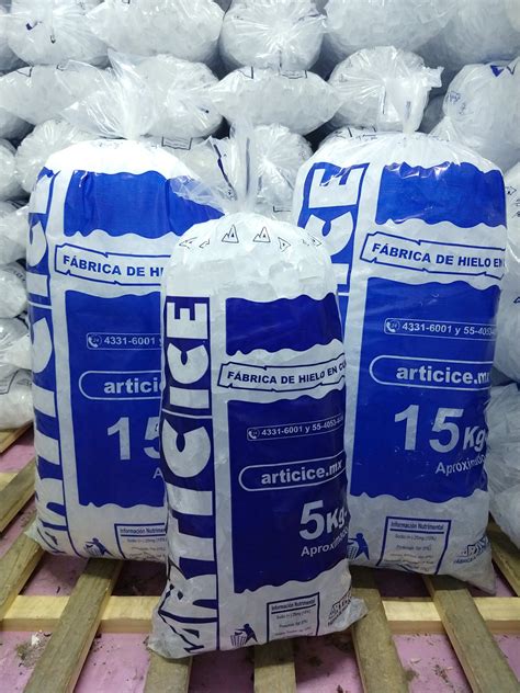 Bolsa De 5 Kilos Hielo En Cubo Nuestros Productos Artic Ice