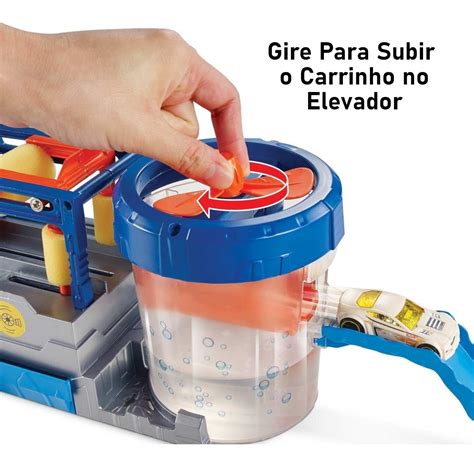 Pista De Carrinhos Hot Wheels Mega Lava Jato Original Mattel Frete grátis