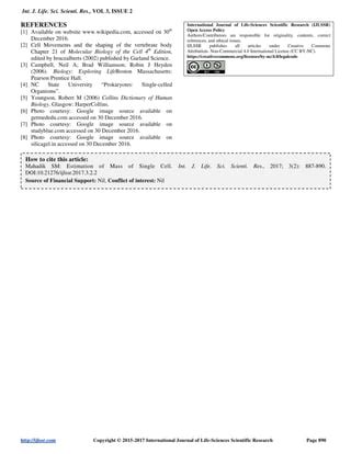 Estimation Of Mass Of Single Cell Pdf