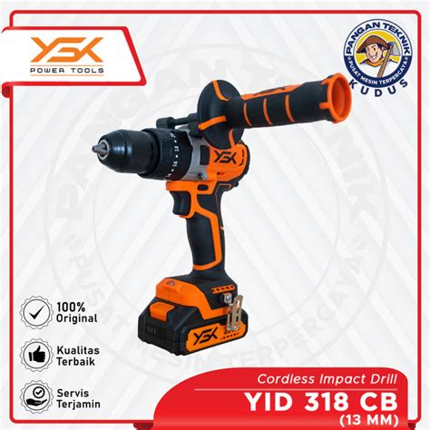 BOR CORDLESS YASUKA YID 318 CB CORDLESS DRILL 13 MM BATTERY 2AH