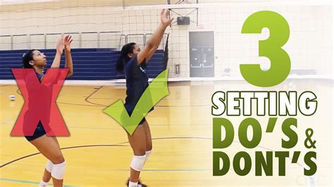 3 Setting Dos And Donts With Salima Rockwell Volleyball Setter