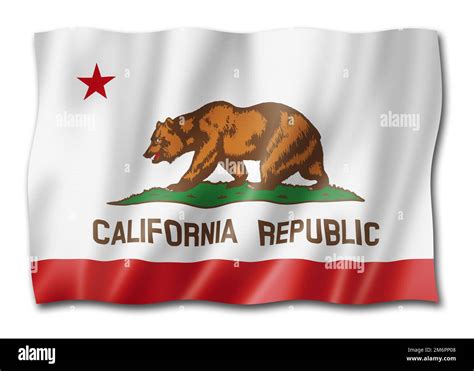 California Flag Usa Stock Photo Alamy