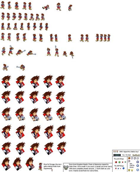 Sora Sprites By Leilachan On Deviantart