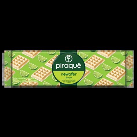 Biscoito Wafer Recheio Lim O Piraqu Newafer Pacote G Panel O