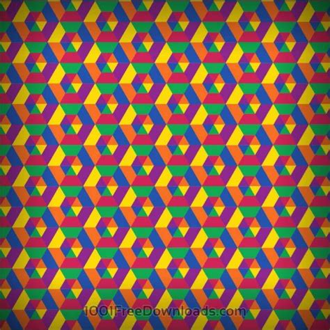 Colorful geometric pattern