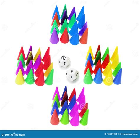 Dice And Game Pegs Stock Image Image Of Multicolor Multicolour 10099915